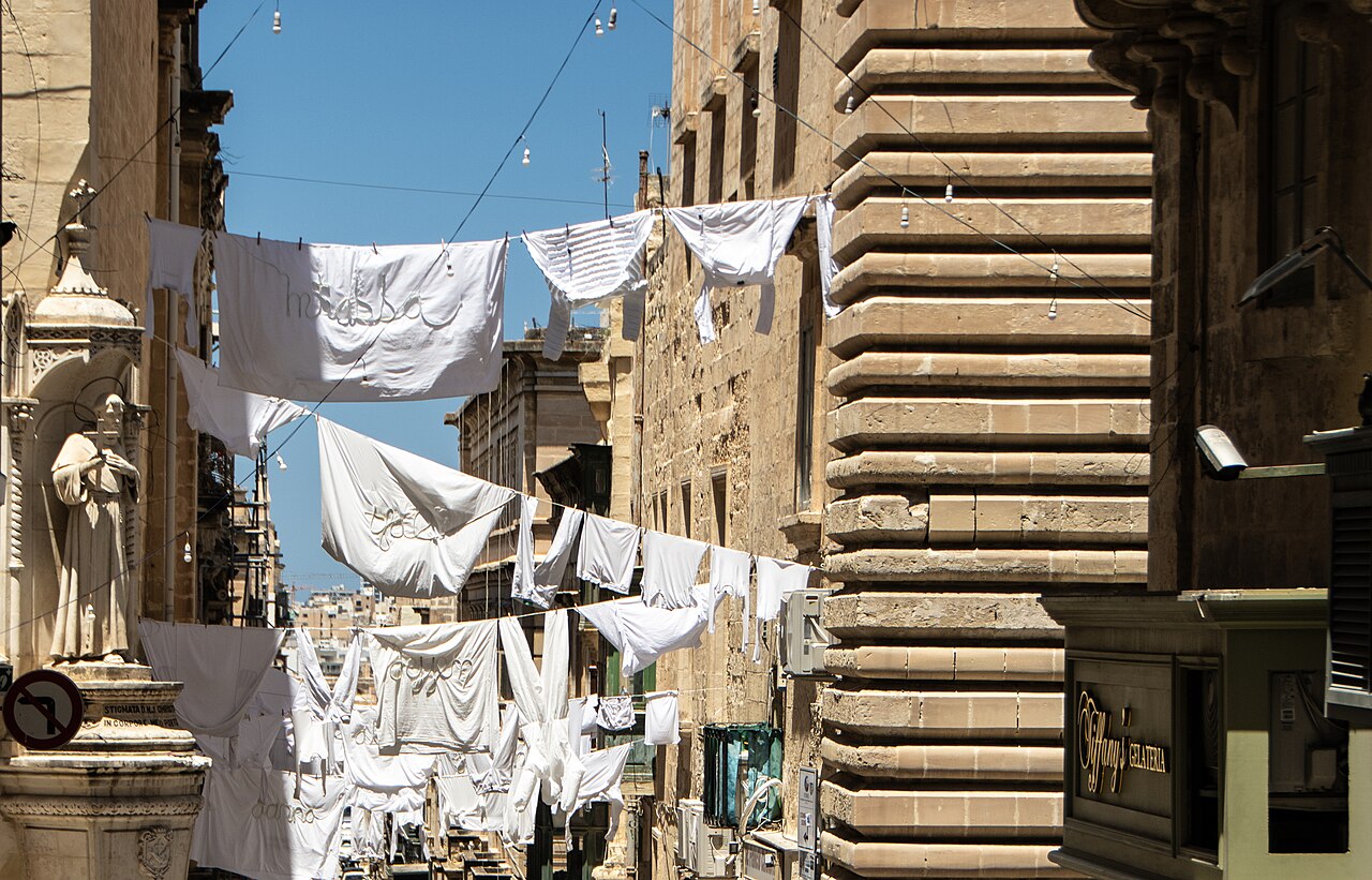 Everyday life on Melita Street in Valletta