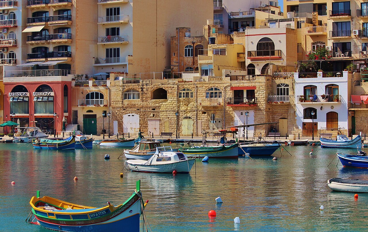 Spinola Bay in St Julian’s